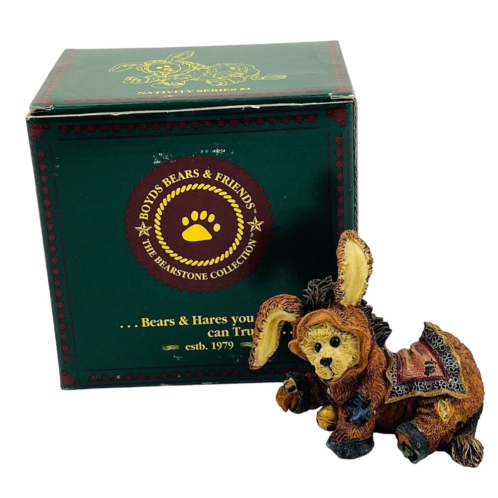 Boyds Bears Christmas Nativity Series‎ #3 Essex As The Donkey Style #2408